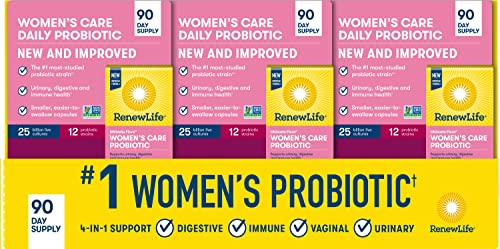 90-capsule Renew Life bottle prepared for daily use.