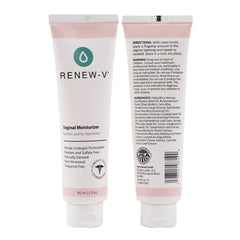 Renew-V lab certification logo conveys trusted, FDA-registered manufacturing and safety