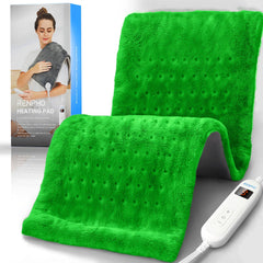RENPHO heating pad back-pain 12x24 provides fast warmth for sore muscles.