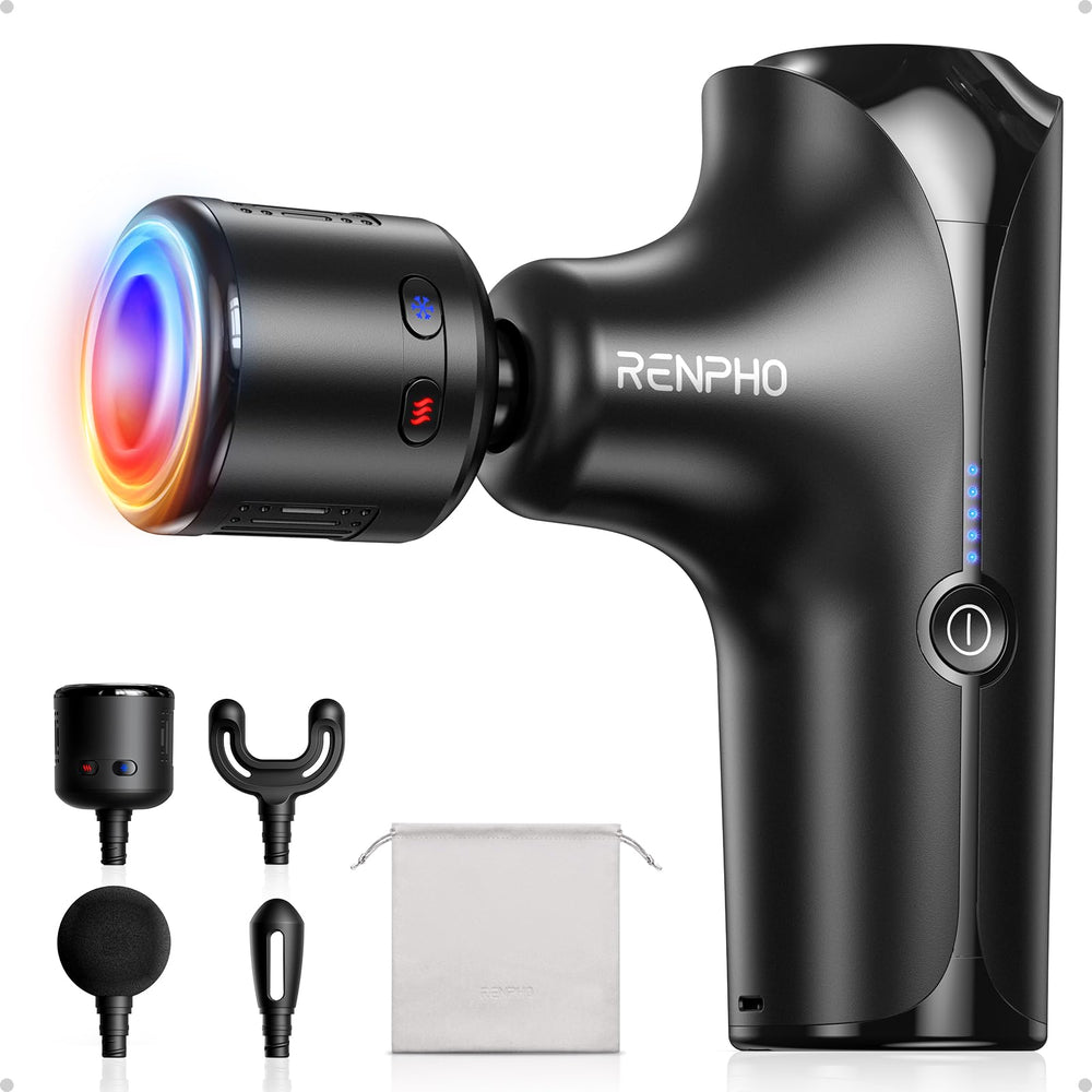 RENPHO mini Thermacool massager with heat mode for targeted relief