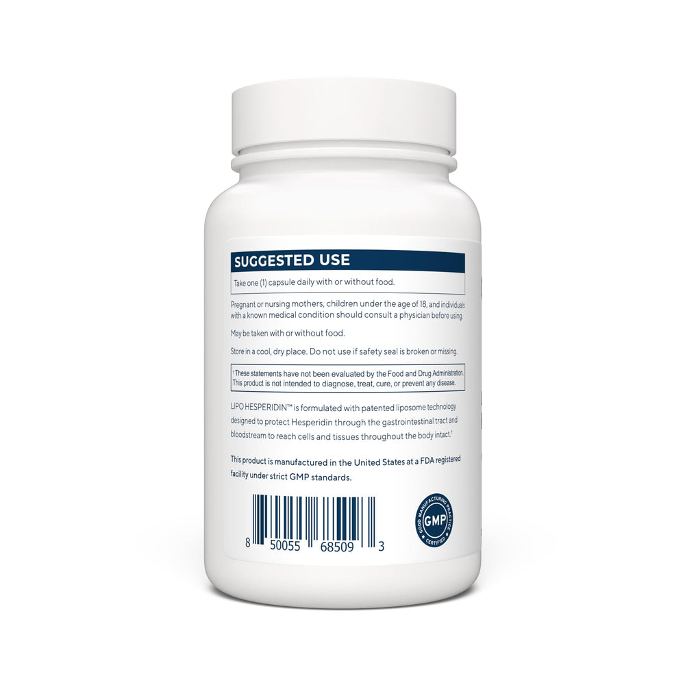 Renue By Science Hesperidin capsules closeup highlights vegan-friendly, non-GMO supplement form.