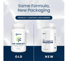 Renue By Science NAD+ Complete packaging highlighting quality and USA-made manufacturing