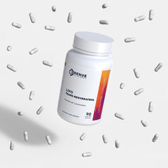 Renue By Science Resveratrol packaging box with clean design.
