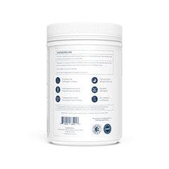 Powder scoop highlights convenient serving size for consistent collagen and BCAA intake.