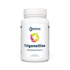 Close-up of Trigonelline capsules highlighting stability and absorption potential