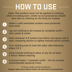 Repel Permethrin compatible with skin repellents for layered protection.