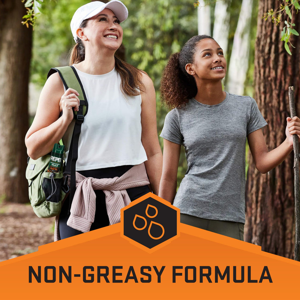 Repel Sportsmen Max protects against ticks during hikes and camping.