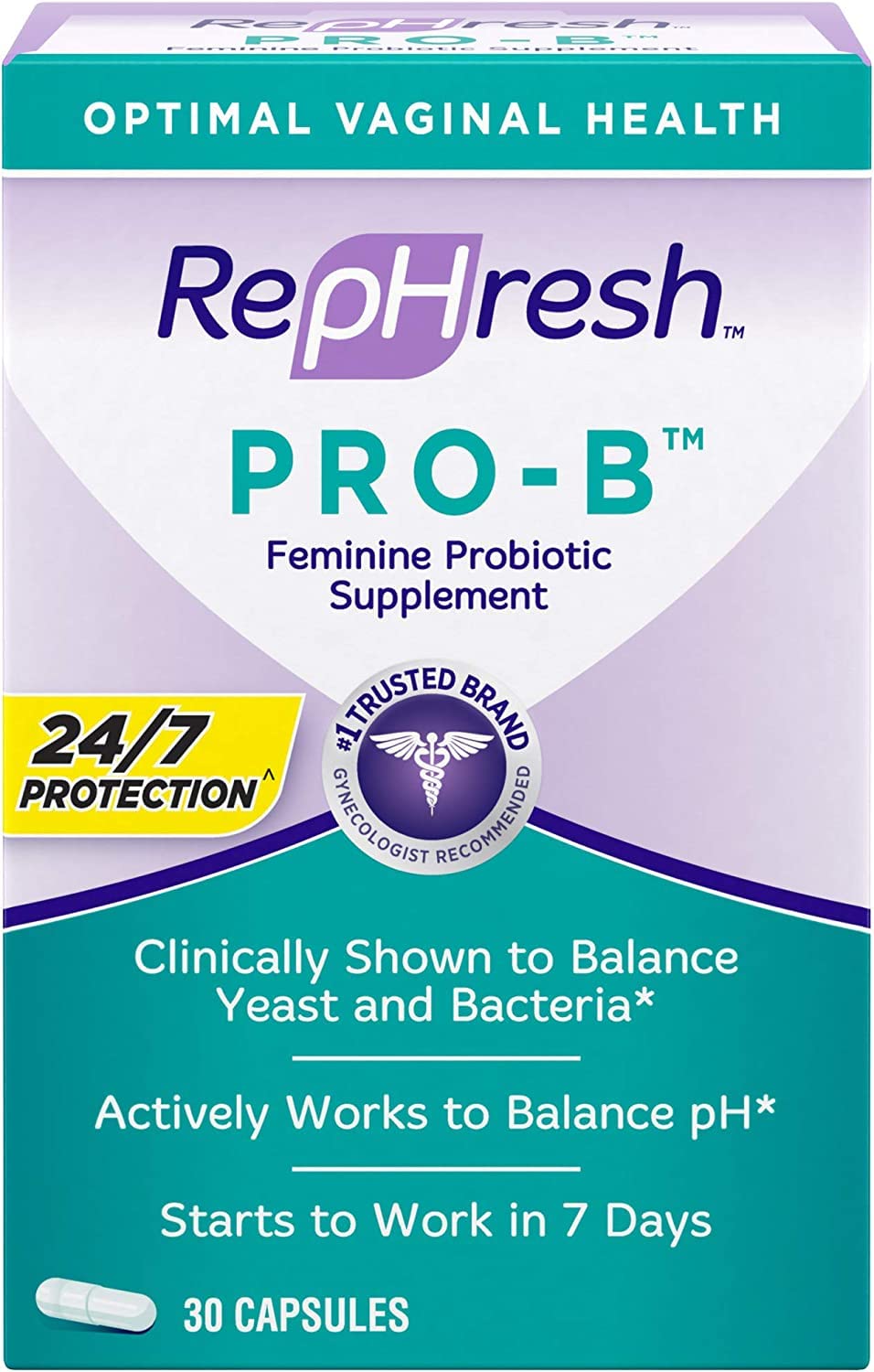 RepHresh Pro-B bottle-front two-pack display showing 5B CFUs.