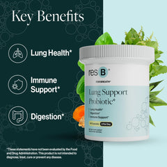ResBiotic resB clinical-trial-research page emphasizes evidence-based formulation