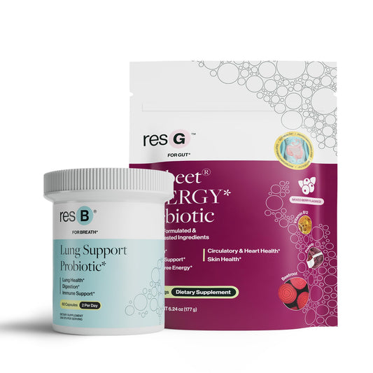 ResBiotic resB lung bottle pour for daily respiratory support
