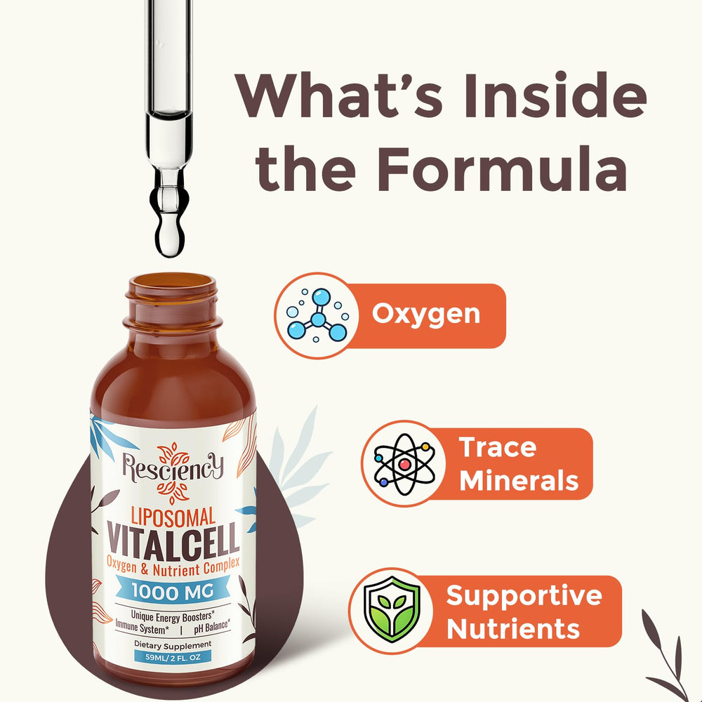 Resciency CoQ10 and B vitamins with glutathione closeup