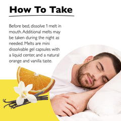 Gluten-free and sugar-free RESCUE SLEEP label for allergy-conscious shoppers.