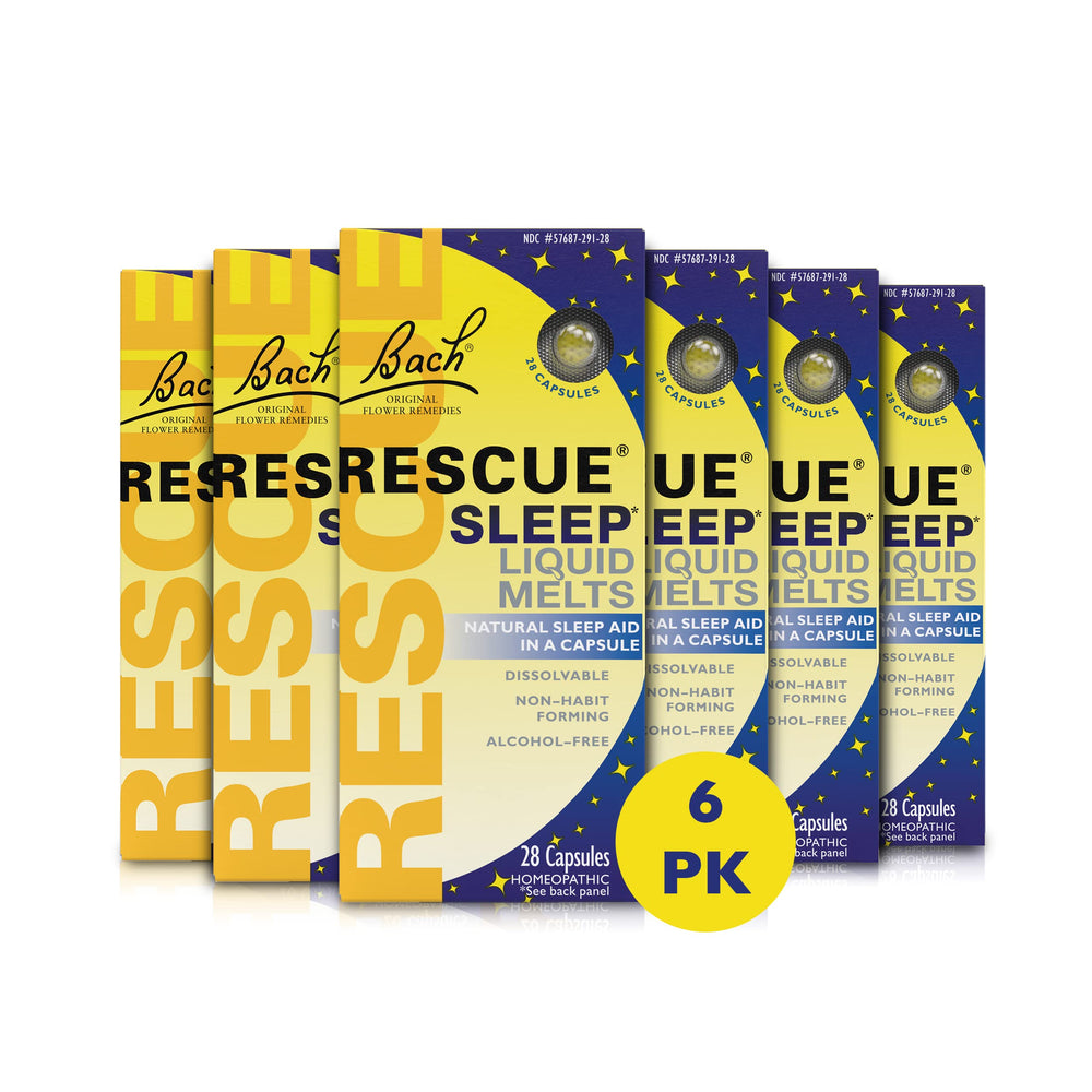 RESCUE SLEEP orange-vanilla melts in tube for quick stress relief.