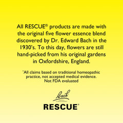 RESCUE Sleep Pastilles vegetarian, plant-based formulation for gentle use.