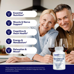 Research Verified Magnesium Complex label detail emphasizing four magnesium forms