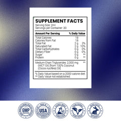 Research Verified MCT Oil being added to coffee illustrates daily use.