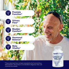 Research Verified Prosta Relief pack-of-3 shown as value bundle for ongoing support.