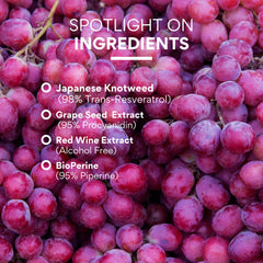 Research Verified Resveratrol six-bottle packaging for convenient multi-pack purchase.