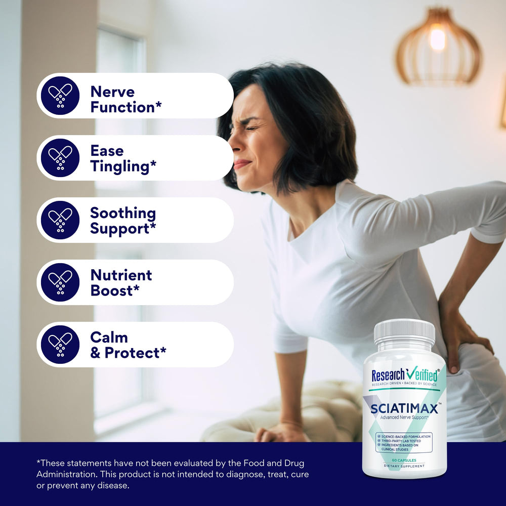 Research Verified Sciatimax pack of 3 bottles for multi-month supply
