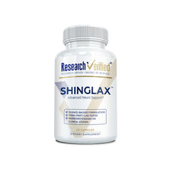 Research Verified Shinglax lemon balm bottle for daily wellness