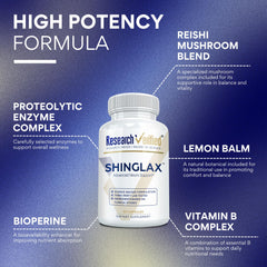Research Verified Shinglax Fungi-X mushroom complex with earthy notes.