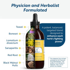 Researched Nutritionals BLT tincture drops demonstrating easy dosing