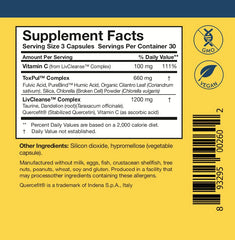 Researched Nutritionals Humic acid and chlorella detox blend for detox support.