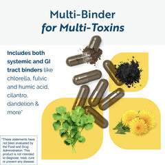 Humic and fulvic acids illustrate digestive toxin targeting