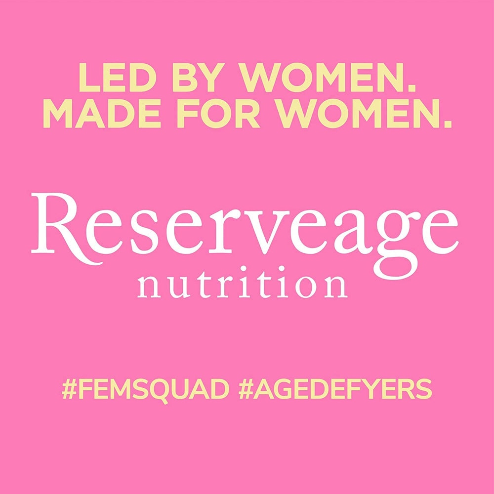 Gluten-free, non-GMO formula highlighted on Reserveage Beauty Collagen Booster packaging.