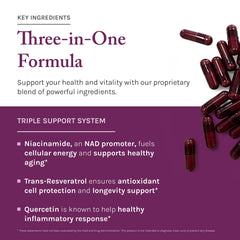 Lifestyle scene suggesting heart and brain wellness with Reserveage NAD Resveratrol Plus+
