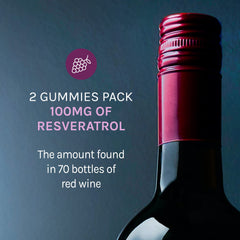 Vegan label on Reserveage Nutrition Resveratrol Gummies package