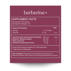 Reset Wellness Berberine+ capsules ready for easy daily supplementation