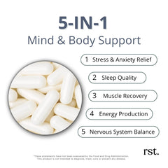 Reset Wellness M3+ capsules shown for easy daily intake.
