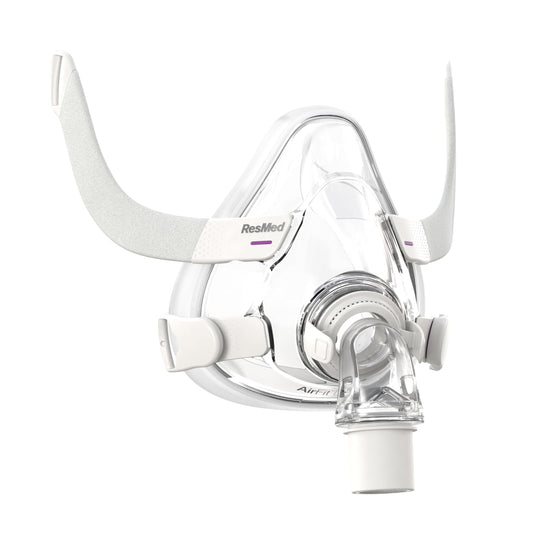 AirFit F20 for Her frame close-up showing comfortable, secure fit for women