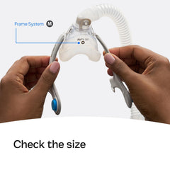 ResMed AirFit N20 swivel tube elbow: smooth connection for reliable nightly use.