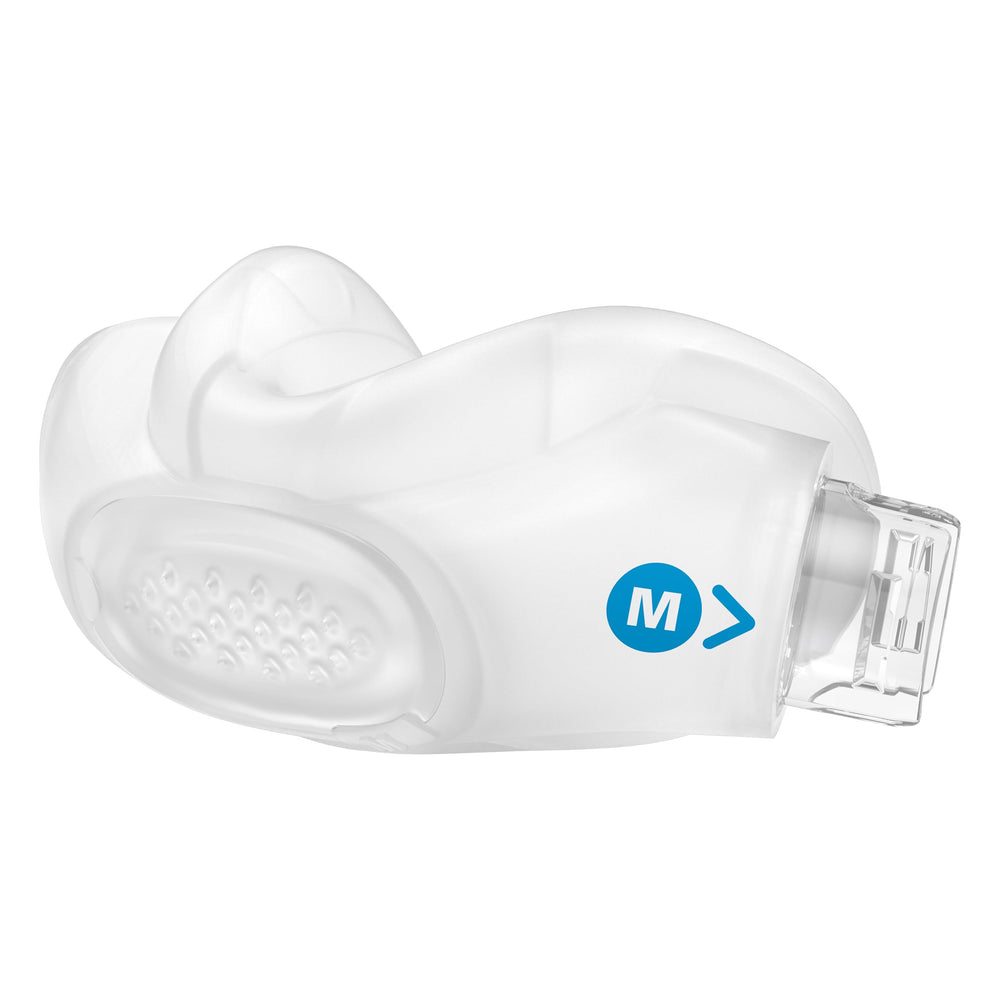 ResMed AirFit N30i cushion close-up showing soft silicone for comfort