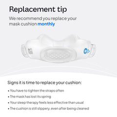 ResMed AirFit N30i nasal cradle-fit helps comfortable breathing alignment