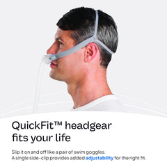ResMed AirFit P10 frame without headgear for replacement parts.