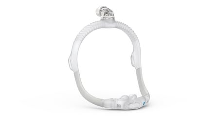 ResMed AirFit P30i frame with nasal pillows cushion for a comfortable night