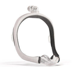 ResMed AirTouch N30i frame close-up with fabric wrap for gentle comfort