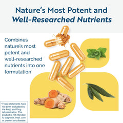 Researched Nutritionals Microbinate olive leaf extract detail for natural biofilm disruption potential.
