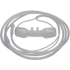 Responsive Respiratory Oxymizer mustache-style oxygen conserver sits under the nose for efficient delivery.