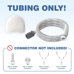 RespWave compact tubing is travel-friendly for on-the-go use.