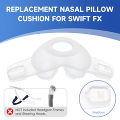 RespWellness dual-layer seal nasal pillow maintains stable airflow and fewer leaks