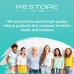 Restore Can Help 90-count package offers convenient, disposable use.