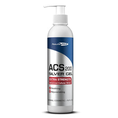 Results RNA ACS 200 gel bottle showing easy topical wound care for skin.