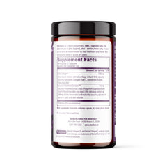 ResVitale Collagen Enhance bottle pour demonstrates easy daily use with water.