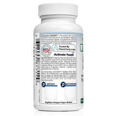 REVGENETICS EGCG800 label detail emphasizing 98% EGCG and vegan formula.