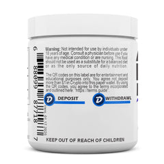 REVGENETICS NAD powder packaging display for storefront and online shops