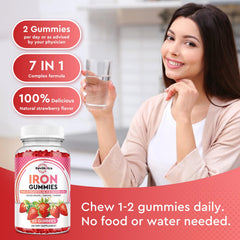 ReviNutra Iron Gummies family-friendly bottle for shared daily wellness.